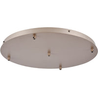 Mehrfach-Baldachin Plate rund – für 3 oder 5 Pendel, Champagne 2
