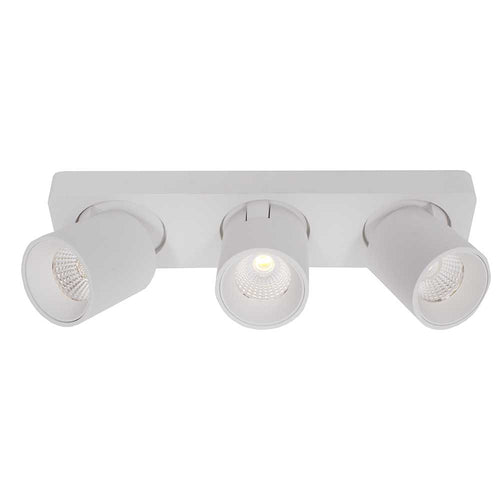 Aufbauspot Laguna LED 3-flammig in Weiß