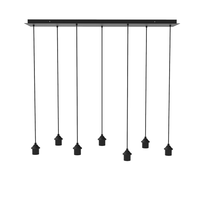 Baldachin-Platte mit Pendel-Set – 3/5/7 Pendel, Schwarz 3