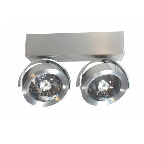 Aufbauspot Dutchess LED 2-flammig in Aluminium