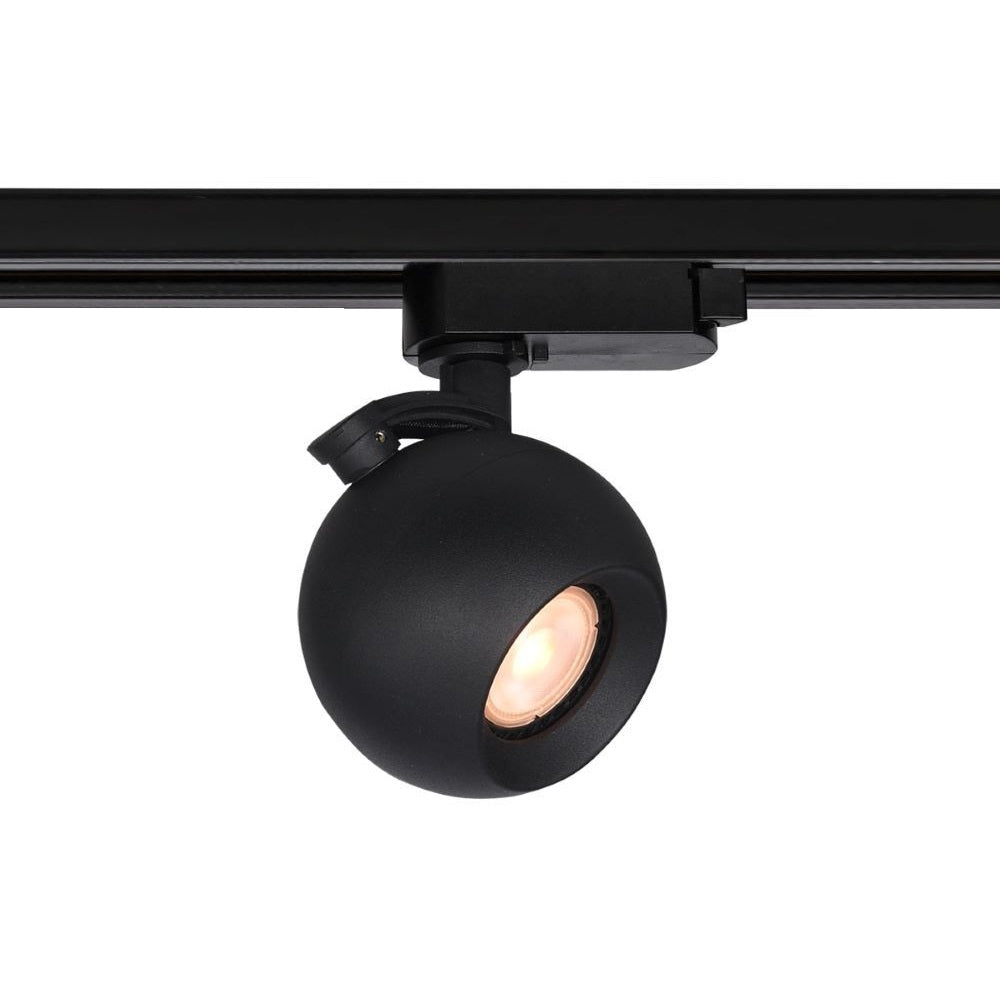 Schienenstrahler Bolero 1-Phasen GU10 Schwarz