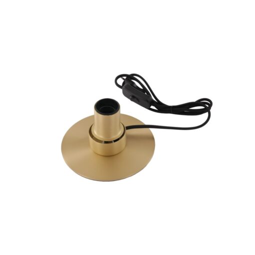 Tischleuchte Disk E27 Mattgold