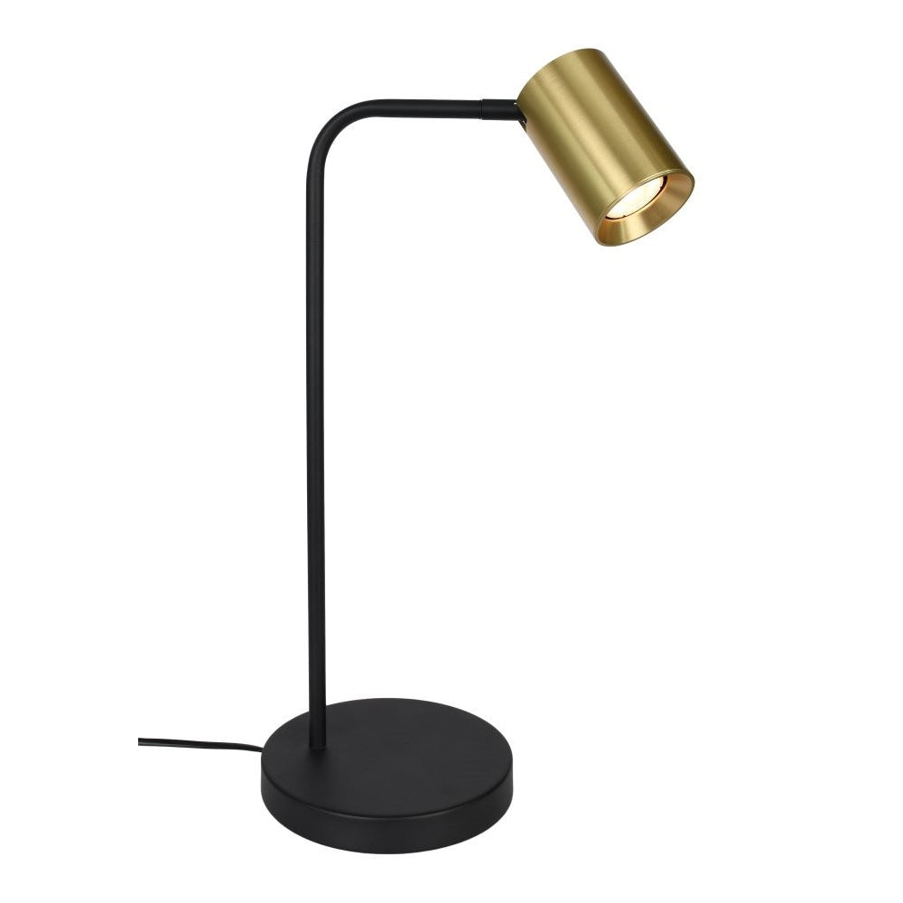 Tischleuchte Megano GU10 Schwarz/Mattgold