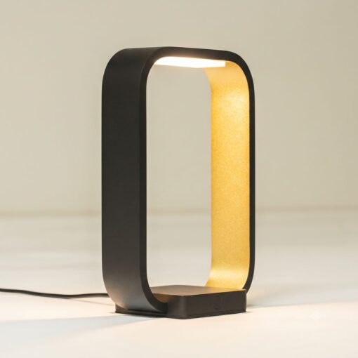 Tischleuchte Modesto LED Schwarz/Mattgold