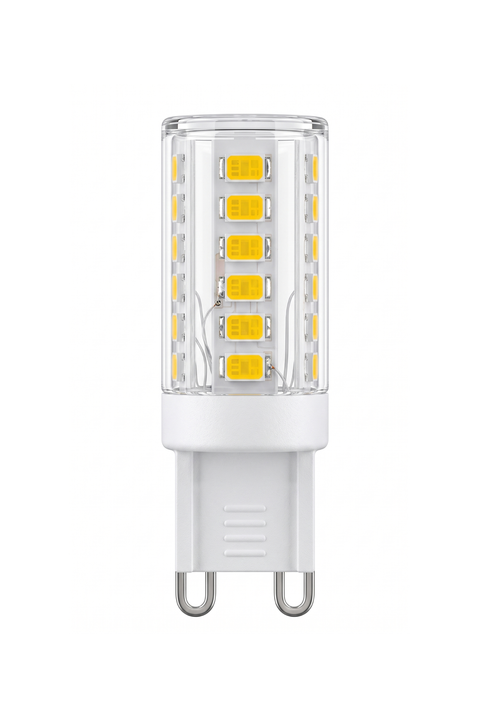 Dimmbares G9 LED Leuchtmittel 3,5W in kompakter Bauform 16 × 45 mm