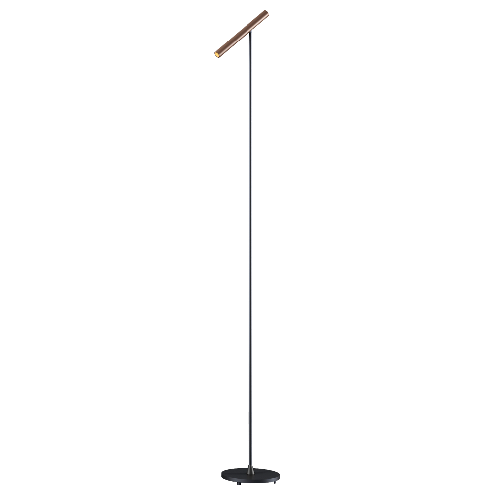 Stehleuchte Kansas in Schwarz/Bronze