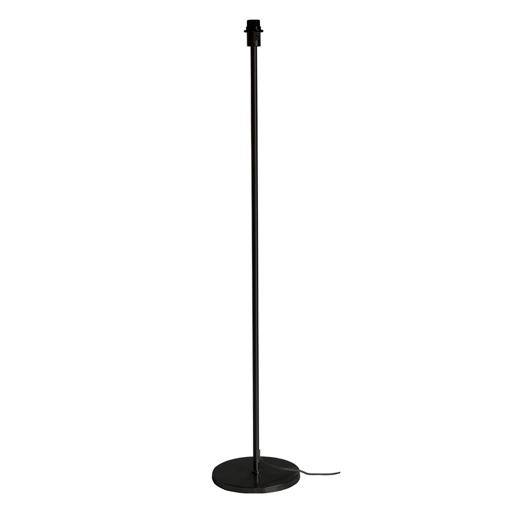 Stehleuchte Tondo in Schwarz