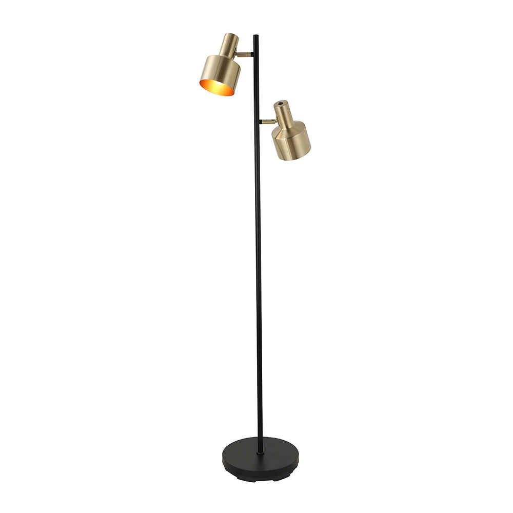 Stehleuchte Twinkle in Schwarz/Gold