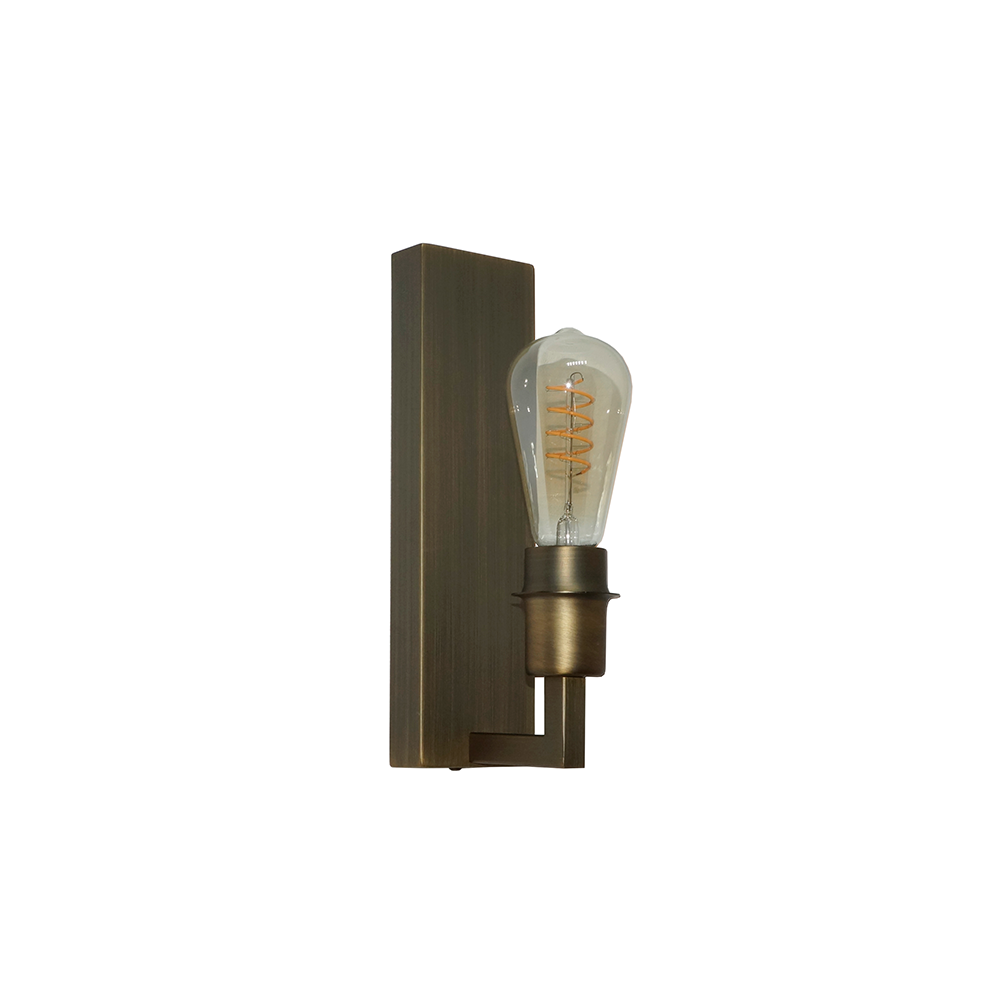 Wandleuchte Movano E27 Antikbronze