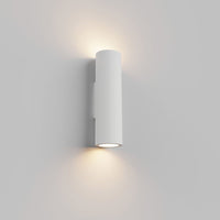 Wandleuchte Brest aus Gips GU10 – Ø7 × 25 cm, überstreichbar, innen 1