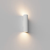Wandleuchte Brest aus Gips GU10 – Ø7 × 25 cm, überstreichbar, innen 2