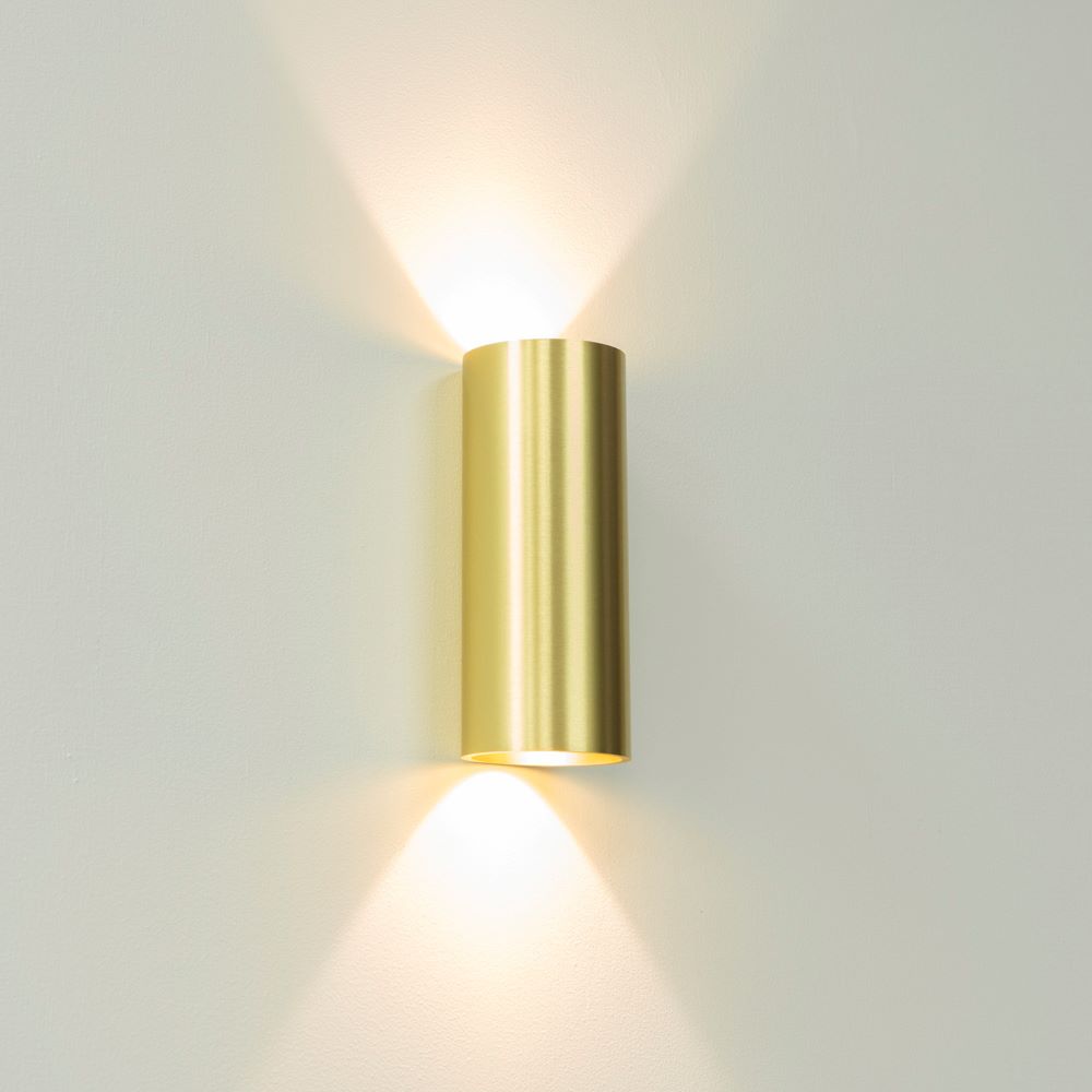 Wandleuchte Brody2 LED Gold gebürstet