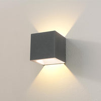 Wandleuchte Cube LED 2700K IP65 – 10 cm Würfel, dimmbar, innen & außen 4