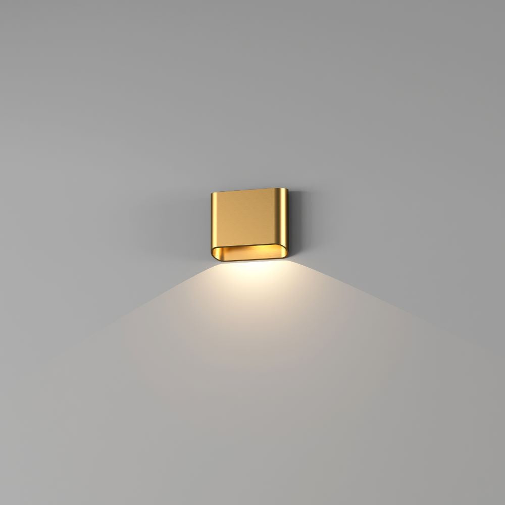 Wandleuchte Diaz 1-flammig Warmgold
