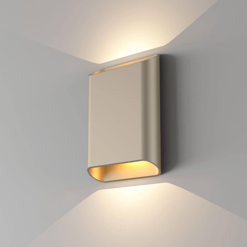 Wandleuchte Diaz L Dim-to-Warm Champagne