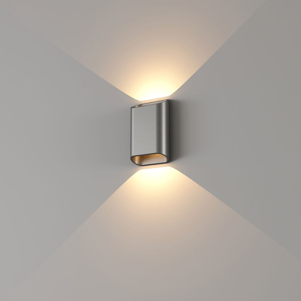 Wandleuchte Diaz S Gun Metal