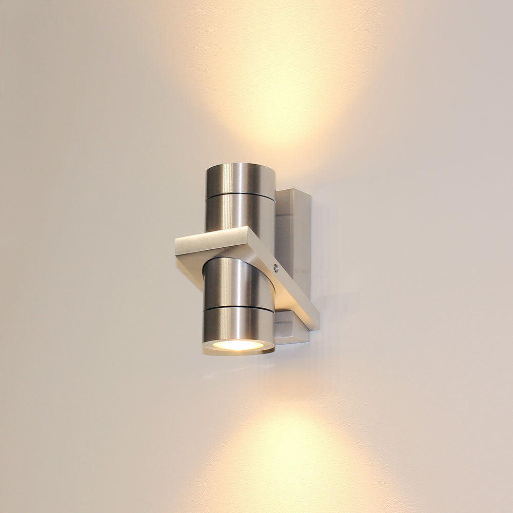 Wandleuchte Double GU10 Aluminium