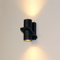 Wandleuchte Double GU10 2-flammig IP54 – Up & Down, dimmbar, innen & außen 1