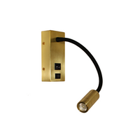 Wandleuchte Easy LED USB – Leseleuchte mit USB, 3000K, mit Schalter, innen 3
