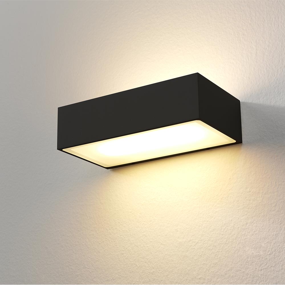 Wandleuchte Eindhoven 150 LED Schwarz
