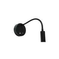 Wandleuchte Flex USB LED – flexibler Arm mit USB-A & USB-C, 3000K, innen 2