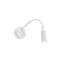 Wandleuchte Flexi LED – flexibler Schwanenhals, 3000K, mit Schalter, innen 1