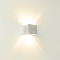 Wandleuchte Gymm G9 – 10 cm Würfel, Up & Down, dimmbar, innen 3
