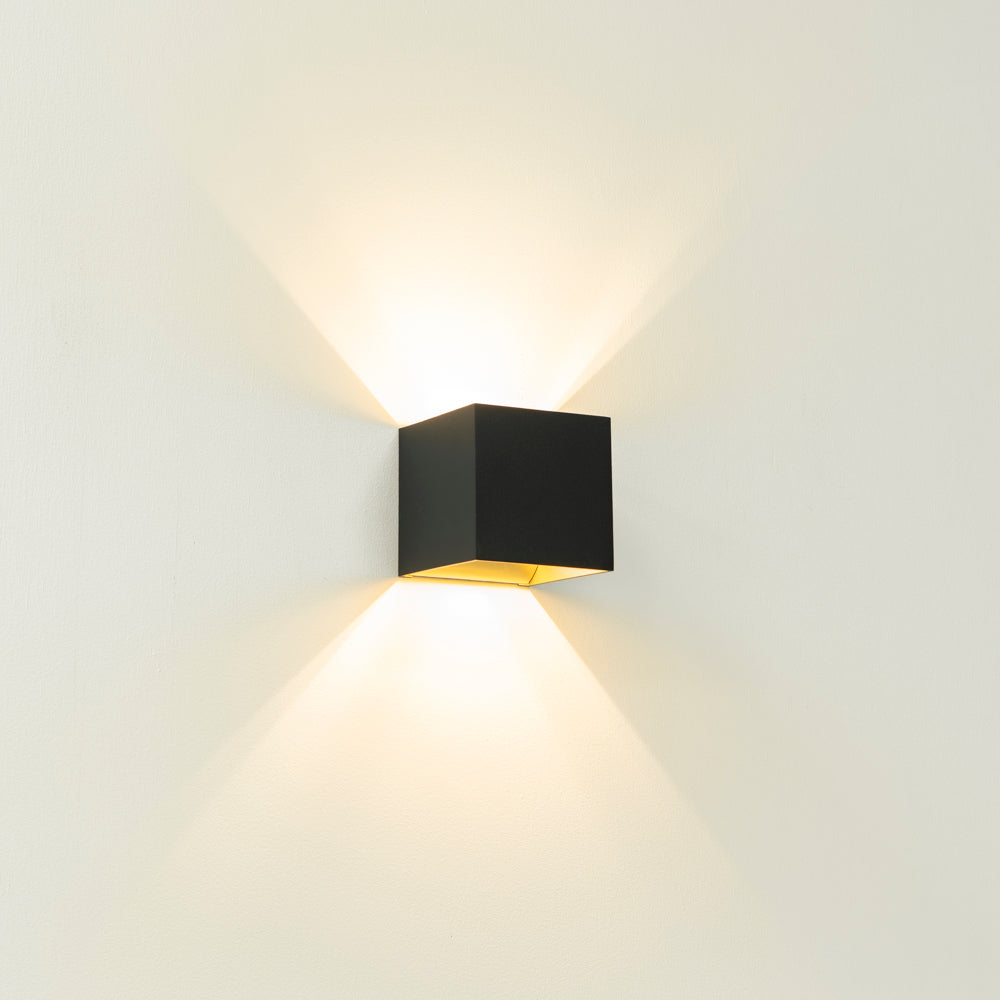 Wandleuchte Gymm G9 Schwarz/Gold