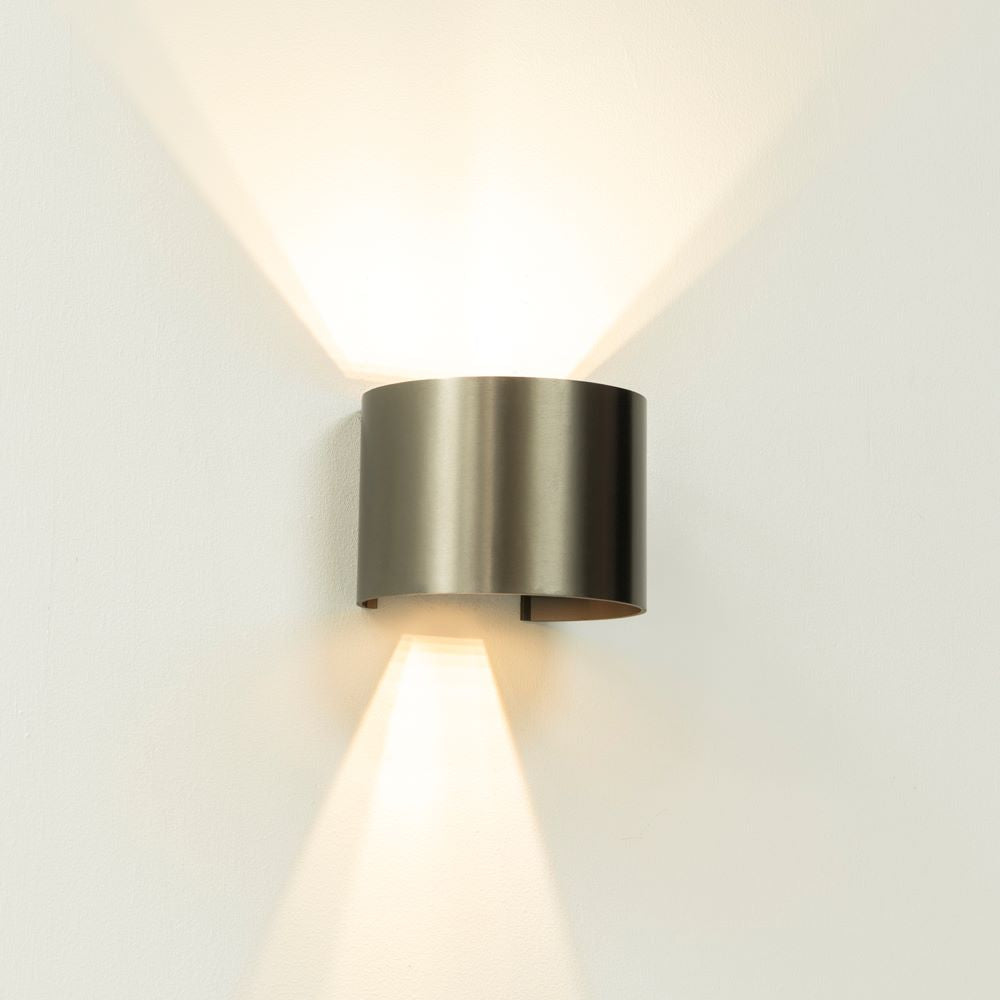 Wandleuchte Gyro Hellbronze