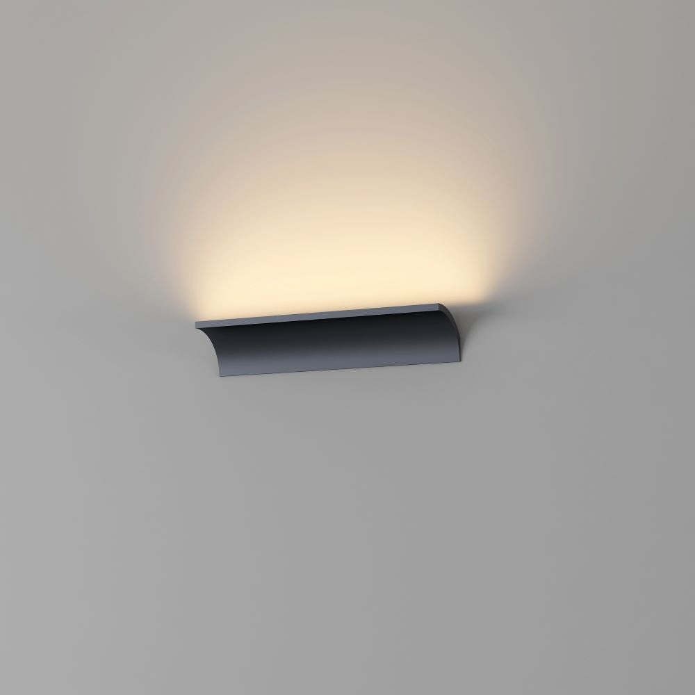 Wandleuchte Malibu 1-flammig Schwarz