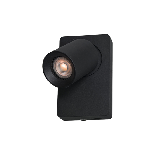 Wandleuchte Megano GU10 Schwarz