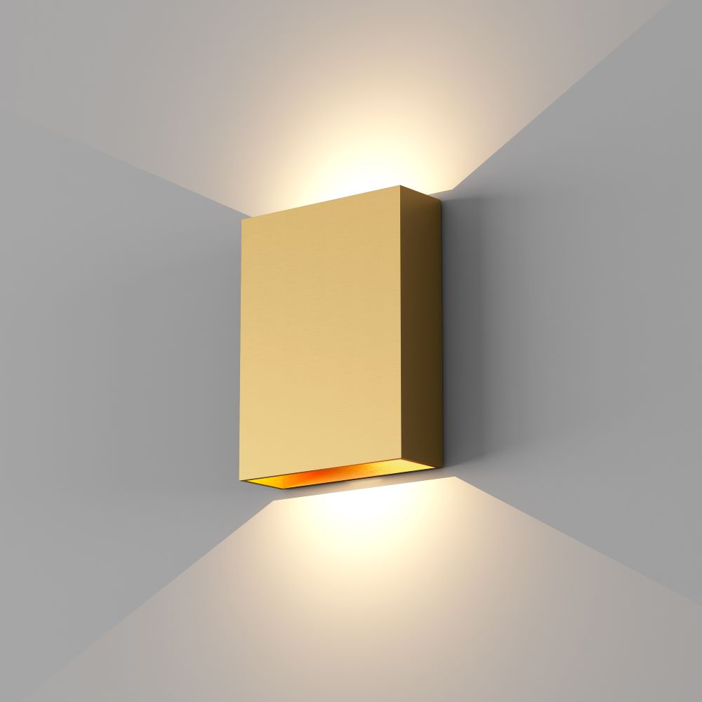Wandleuchte Memphis Warmgold