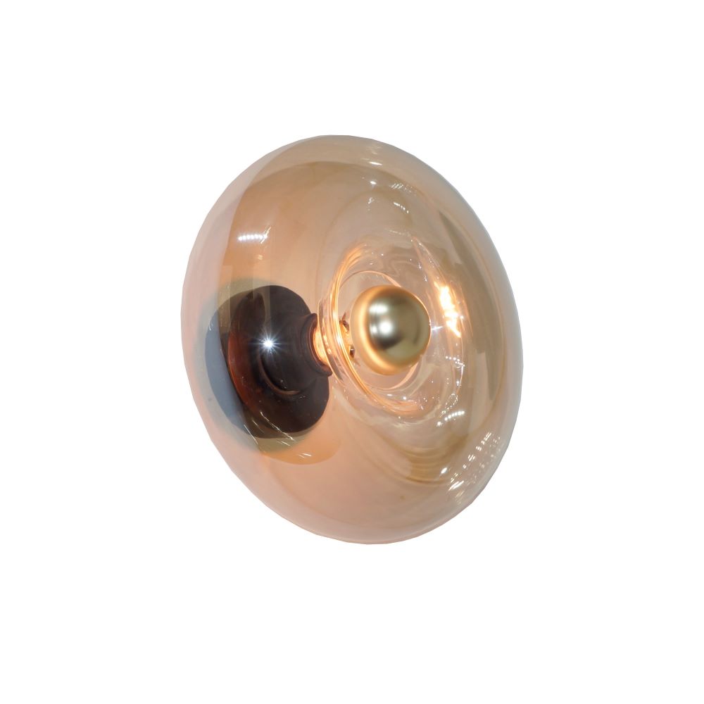 Wandleuchte Paradise mundgeblasenes Glas E27 – Ø28 cm, innen