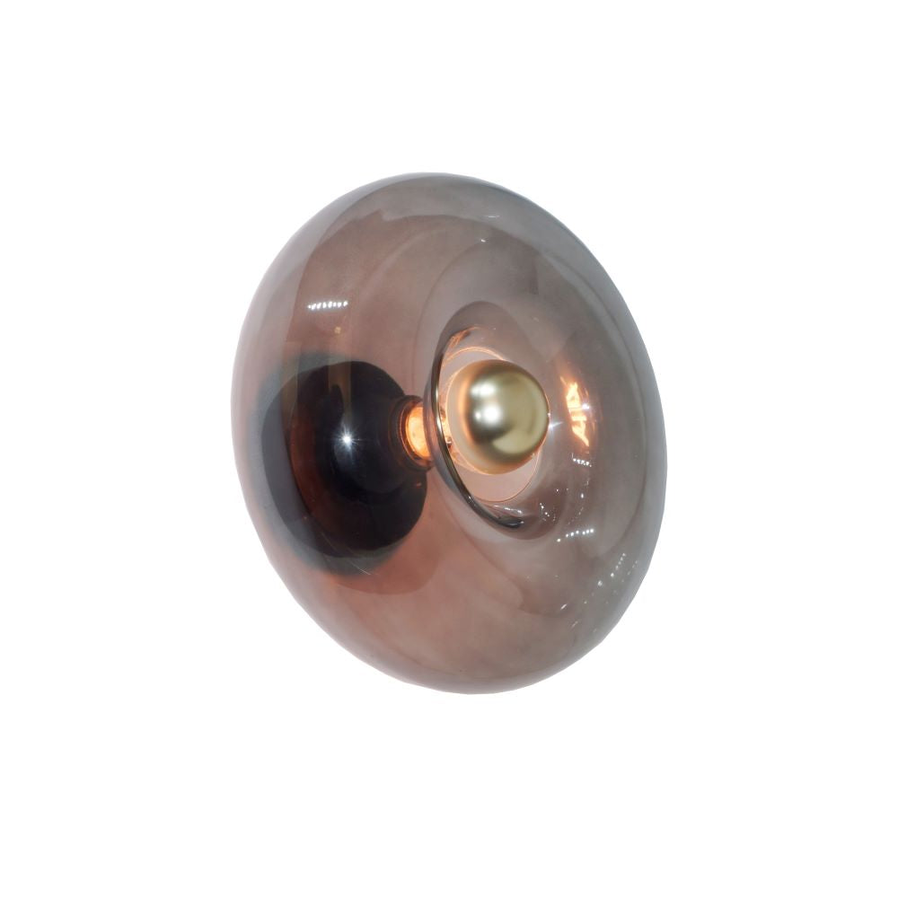 Wandleuchte Paradise Grau Glas