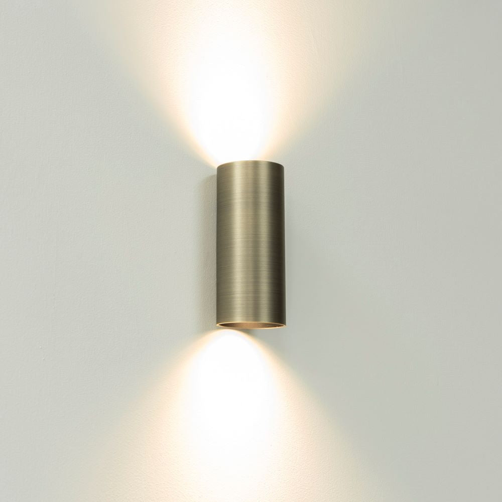 Wandleuchte Roulo2 GU10 Antikbronze
