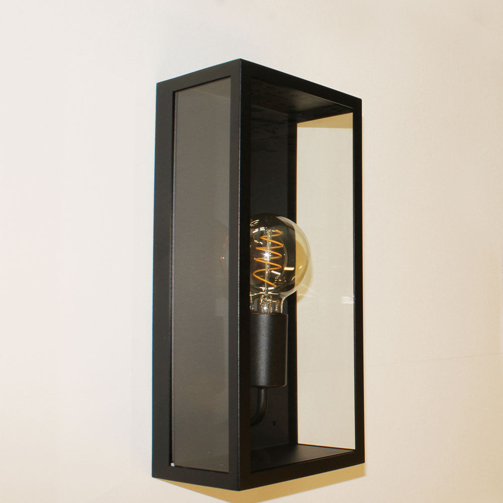 Wandleuchte Rowin 35 cm E27 Schwarz
