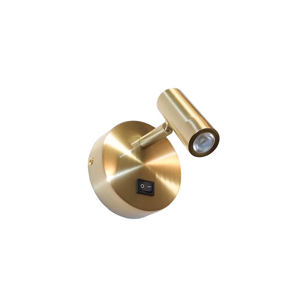 Wandleuchte Simply LED Mattgold