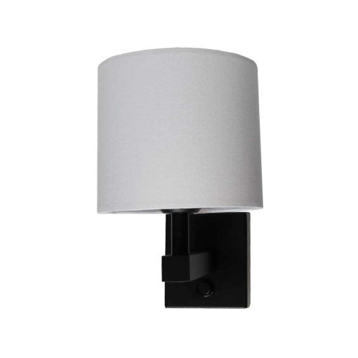 Wandleuchte Lavos E27 – 1-flammig mit Schalter, innen