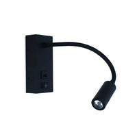 Wandleuchte Easy LED USB – Leseleuchte mit USB, 3000K, mit Schalter, innen 1
