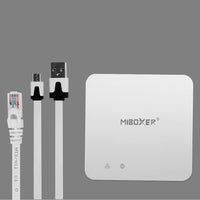 MiBoxer ZB-Box2 Zigbee-3.0-Gateway (LAN) – mit USB- und Netzwerkkabel