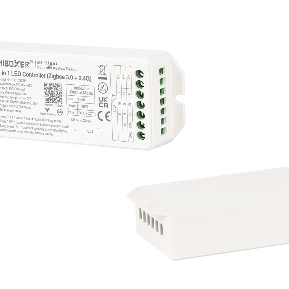 MiBoxer FUT037ZP+ Zigbee-LED-Controller 3-in-1 (RGB, RGBW, RGB+CCT) – Detailansicht