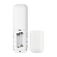MiBoxer FUT089Z Zigbee-Funkfernbedienung 7 Zonen, RGB+CCT – Rückseite mit geöffnetem Batteriefach