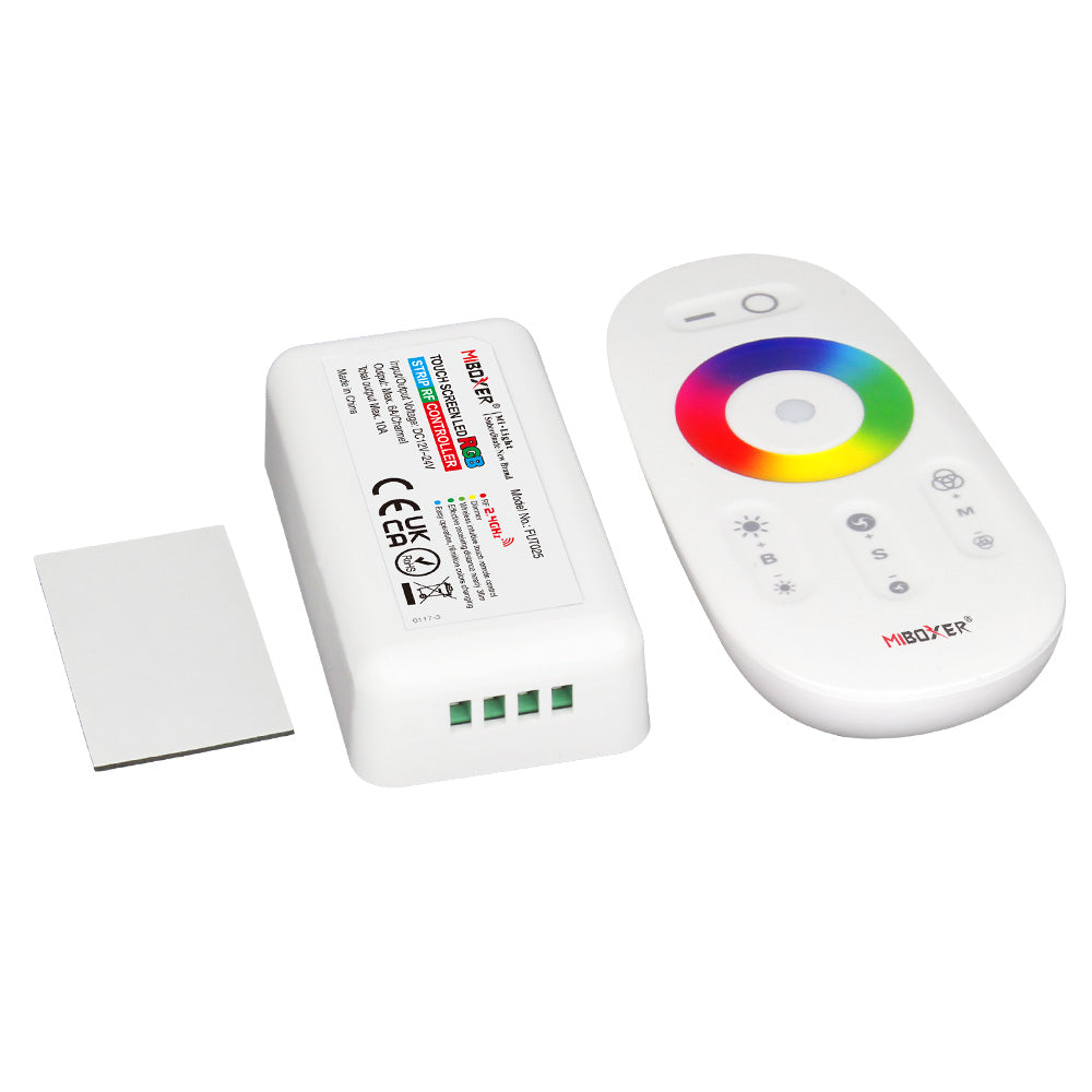 MiBoxer FUT025 Set – Controller, Fernbedienung FUT098 und Anleitung