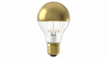E27 LED Kopfspiegellampe in Gold mit 1800 Kelvin – Designer-Leuchtmittel