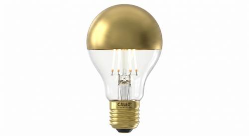E27 LED Kopfspiegellampe in Gold mit 1800 Kelvin – Designer-Leuchtmittel