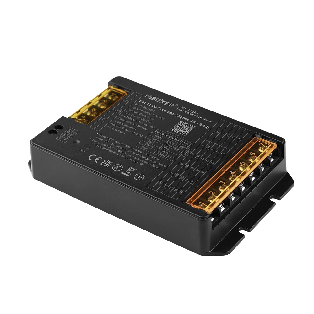 MiBoxer HZ5 Zigbee-LED-Controller 5-in-1, Hochstrom – 12–48 V, 30 A – Bild 2