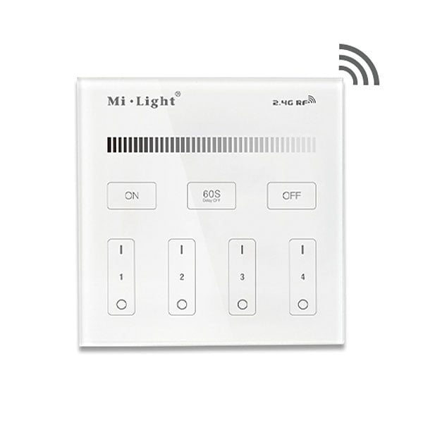 LED-Smartpanel-Fernbedienung B1 – 4 Zonen