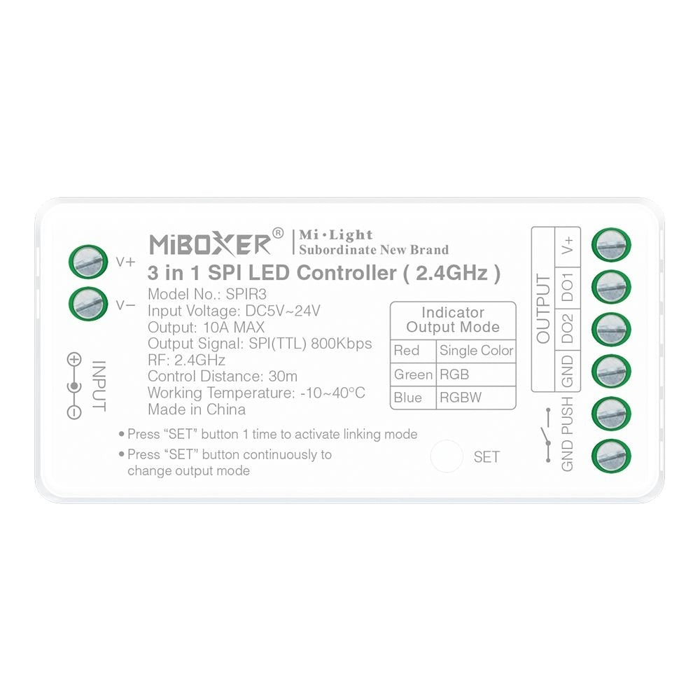 SPI-LED-Controller 3-in-1 (SPIR3-M, 2048 Pixel)