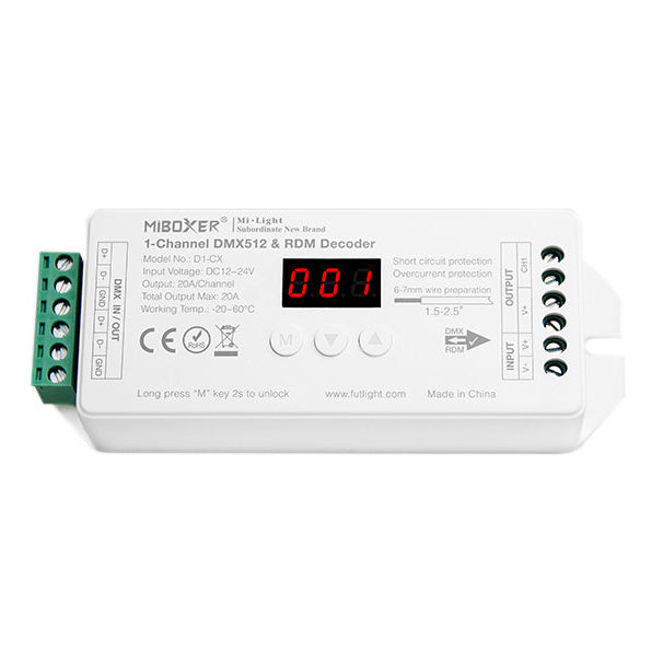 DMX512-LED-Controller (12–24 V)
