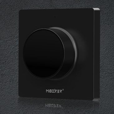 Wanddimmer K1B – Einfarbig/Dual-Weiß (Schwarz)